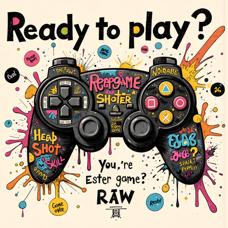 Découvrez un tableau original sur le thème du gaming : une manette de jeux vidéo stylisée en street art, aux couleurs explosives et au look graffiti. Plusieurs modèles disponibles.