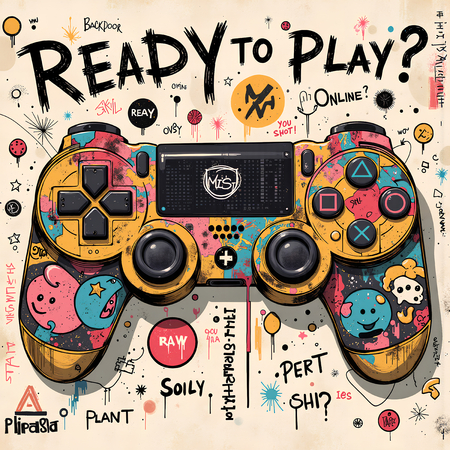 Découvrez un tableau original sur le thème du gaming : une manette de jeux vidéo stylisée en street art, aux couleurs explosives et au look graffiti. Plusieurs modèles disponibles.