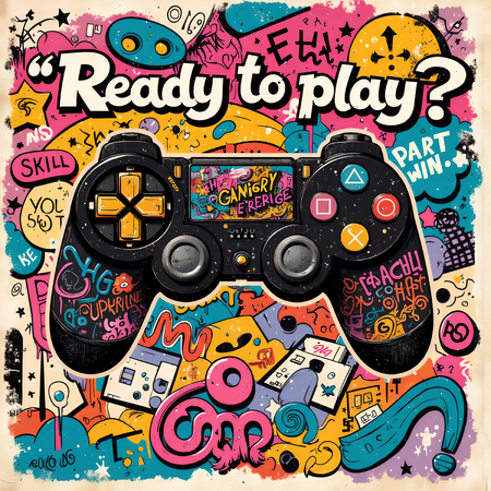 Découvrez un tableau original sur le thème du gaming : une manette de jeux vidéo stylisée en street art, aux couleurs explosives et au look graffiti. Plusieurs modèles disponibles.