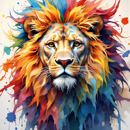 Découvrez notre tableau lion pop art ultra coloré, entre graphisme contemporain et explosion de teintes vives. Plusieurs versions disponibles. Création exclusive DECOTAB, imprimée en France.