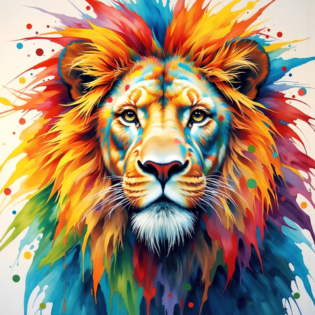 Découvrez notre tableau lion pop art ultra coloré, entre graphisme contemporain et explosion de teintes vives. Plusieurs versions disponibles. Création exclusive DECOTAB, imprimée en France.