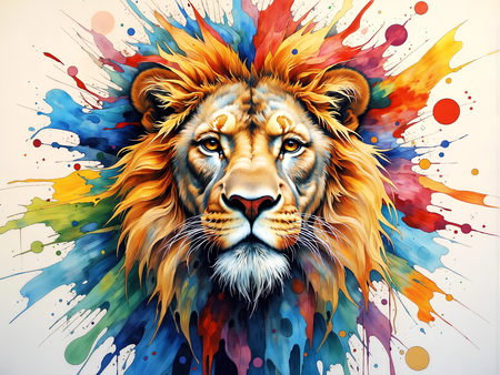 Découvrez notre tableau lion pop art ultra coloré, entre graphisme contemporain et explosion de teintes vives. Plusieurs versions disponibles. Création exclusive DECOTAB, imprimée en France.