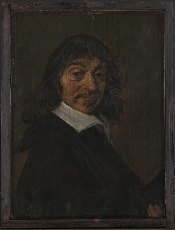 Affiche encadrée fine art en France ou toile imprimée. Portrait of René Descartes (1596-1650)...