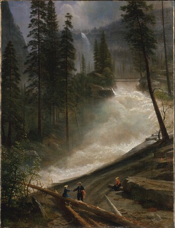 Toile premium fine art fabriquée en France ou affiche encadrée. Chutes du Nevada, Yosemite...