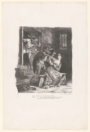 Impression de poster encadré made in France ou toile d’art. Faust tente de persuader Gretel de fuir le cachot...