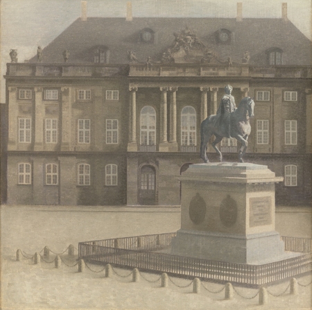 Impression fine art sur toile made in France ou poster encadré. Place Amalienborg, Copenhague...