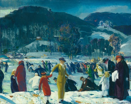 Poster encadré ou toile tendue sur châssis fabriquée en France. L'amour de l'hiver...