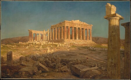 Impression premium fine art en France sur toile ou poster encadré. Le Parthénon. Church visita la Grèce en 1869 et passa plusieurs semaines à Athènes...