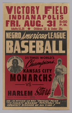 Toile fine art premium fabriquée en France ou affiche encadrée haut de gamme. Affiche annonçant un match entre les Monarchs de Kansas City et les Stars de Harlem...