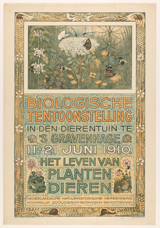Affiche made in France encadrée ou toile fine art imprimée. Affiche de l'Exposition Biologique (Exposition Biologique)...