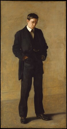 Affiche encadrée ou toile imprimée made in France. Le Penseur : Portrait de Louis N. Kenton. Louis N...