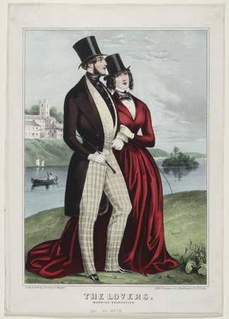 Toile made in France premium fine art ou affiche encadrée. Les amoureux...