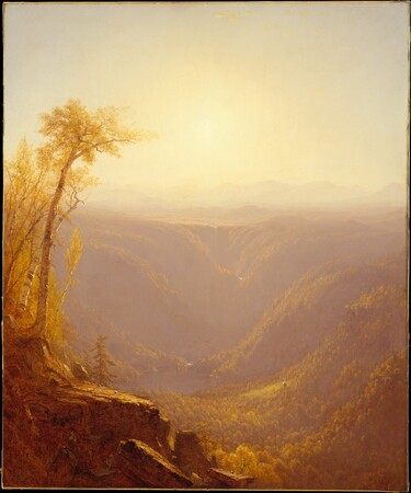 Tirage d'art made in France sur toile ou affiche encadrée. Une gorge dans les montagnes (Kauterskill Clove)...