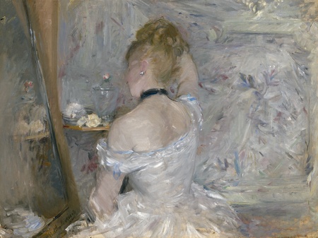 Poster fine art en France ou toile d’art imprimée. Femme à sa toilette...