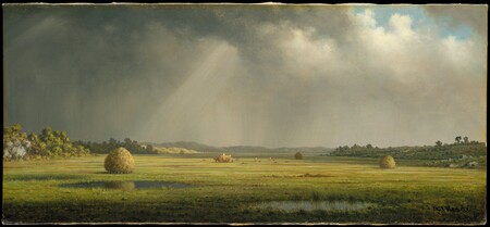 Impression made in France sur toile ou affiche encadrée. Prairies de Newburyport...