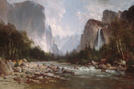 Impression d’art sur toile made in France ou affiche encadrée. Vue sur la vallée de Yosemite...
