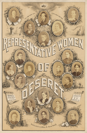 Poster fine art de qualité made in France ou toile d’art premium. Femmes représentatives de Deseret...