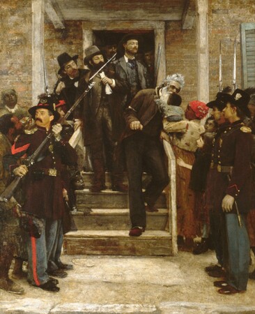 Impression fine art premium sur toile ou affiche encadrée. Les derniers instants de John Brown...