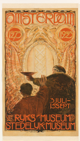 Tirage fine art sur toile premium made in France ou affiche encadrée. Affiche pour l'exposition Amsterdam 1275-1925...