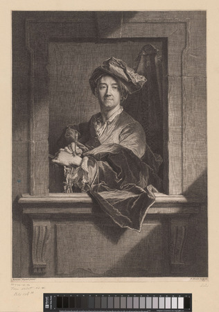 Affiche encadrée de qualité fine art made in France ou toile imprimée. Portret van Hyacinthe Rigaud...