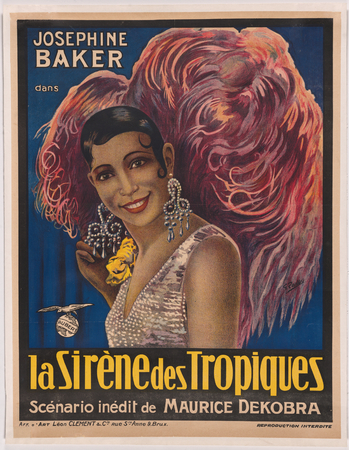 Toile fine art premium fabriquée en France ou affiche encadrée d’art. Joséphine Baker...