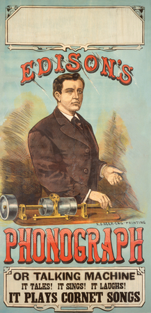 Impression fine art haut de gamme en France sur toile ou poster encadré. Thomas Alva Edison...