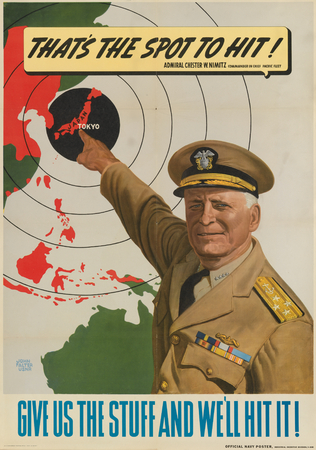 Affiche encadrée fine art premium fabriquée en France ou toile imprimée. ChesterWilliam Nimitz...