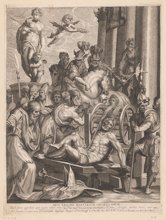 Impression fine art haut de gamme made in France sur toile ou poster encadré. Martyre de saint Érasme...