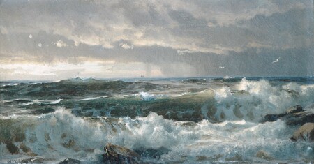 Impression premium sur toile d’art made in France ou affiche encadrée. Surfez sur les rochers...