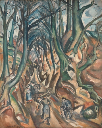 Impression fine art haut de gamme en France sur toile ou poster encadré. Le chemin creux en hiver...