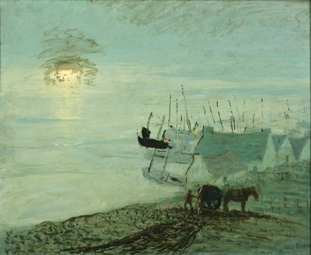 Impression haut de gamme fine art fabriquée en France sur toile ou poster encadré. Scène de plage (verso de 1929. 6. 79A)...
