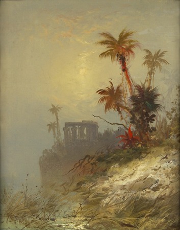 Poster premium haut de gamme en France ou toile d’art imprimée. Paysage égyptien...