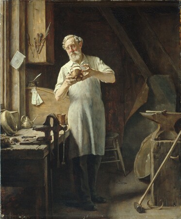 Poster fine art made in France ou toile imprimée de qualité. Le chaudronnier...