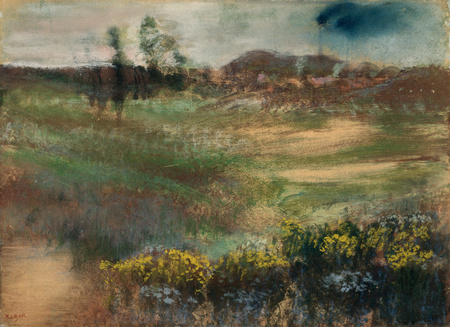 Tirage fine art sur toile premium made in France ou affiche encadrée. Paysage avec cheminées...