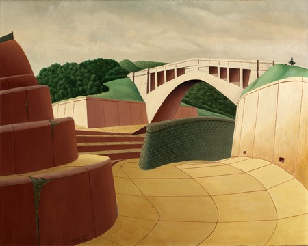 Affiche encadrée haut de gamme en France fine art ou toile d’art imprimée. Déversoir, barrage Ashokan...