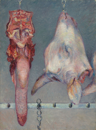 Poster fine art imprimé premium fabriqué en France ou toile d’art encadrée. Tête de veau et langue de bœuf...