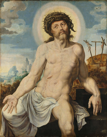 Poster fine art de qualité made in France ou toile d’art premium. Le Christ comme l'homme des douleurs...