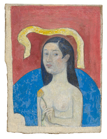 Poster premium fabriqué en France ou toile fine art encadrée. Portrait de la mère de l'artiste (Eve)...