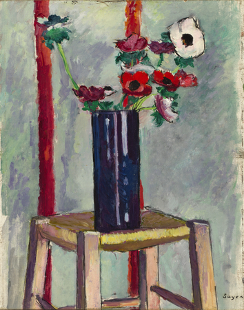 Affiche encadrée premium fine art fabriquée en France ou toile d’art imprimée. Anémones...