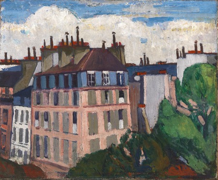 Impression sur toile fine art haut de gamme fabriquée en France ou poster encadré. Toits, Paris...
