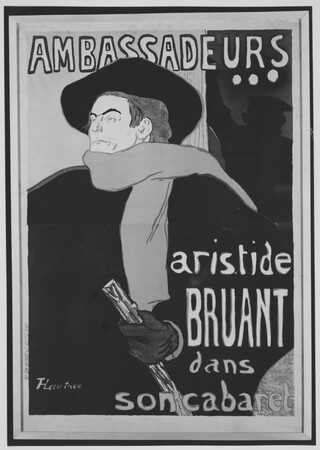 Toile fine art made in France premium ou affiche encadrée. Ambassadeurs:  Aristide Bruant...