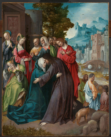 Affiche fine art premium en France ou toile d’art imprimée. Le Christ prenant congé de sa mère. Le Christ fait ses adieux à sa mère, Marie...