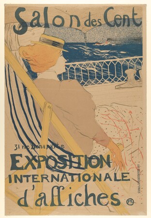 Poster fine art haut de gamme made in France ou toile d’art imprimée. Salon des Cent:  Exposition Internationale d'affiches...