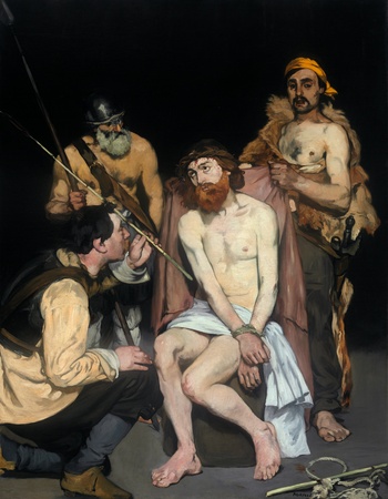 Impression haut de gamme made in France sur toile fine art ou poster encadré. Jésus raillé par les soldats...