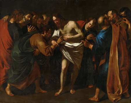 Poster haut de gamme en France ou toile fine art premium. L'incrédulité de saint Thomas. Le doute Thomas...