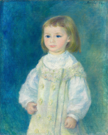 Impression fine art d’art haut de gamme sur toile made in France ou poster encadré. Lucie Bérard (Enfant en blanc)...