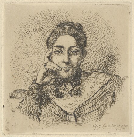 Toile fine art premium en France ou affiche encadrée d’art. Portrait de Madame Frédéric Villot...