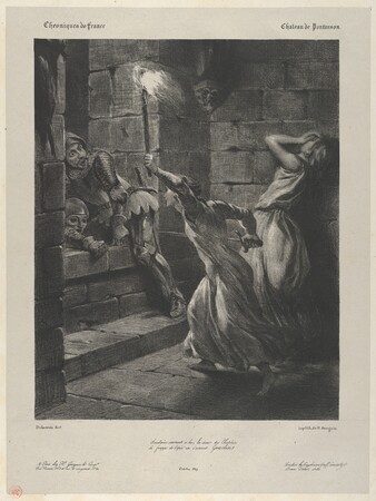 Affiche encadrée haut de gamme fabriquée en France ou toile d’art fine art. La soeur de Duguesclin...