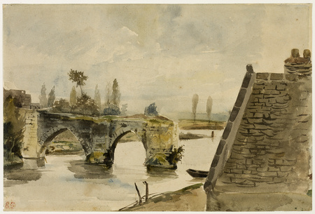 Toile made in France d’art premium ou affiche encadrée. Le Vieux Pont de Nantes...