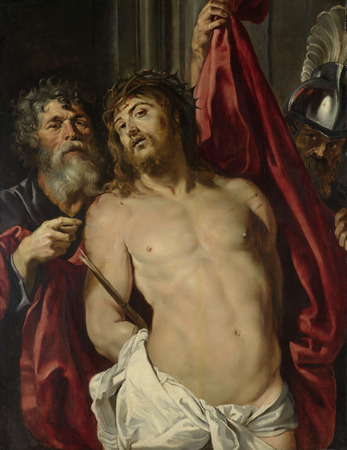 Toile fine art premium made in France imprimée ou affiche encadrée. Regarde l'homme. Ce tableau de Rubens est une huile sur toile intitulée « Ecce homo »...